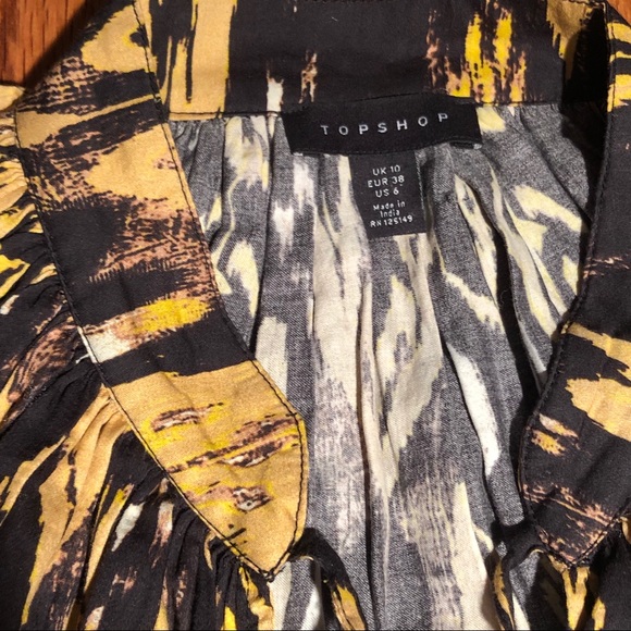 TOPSHOP 100% Cotton Oversized Cropped Blouse. Size 6. - Picture 7 of 15